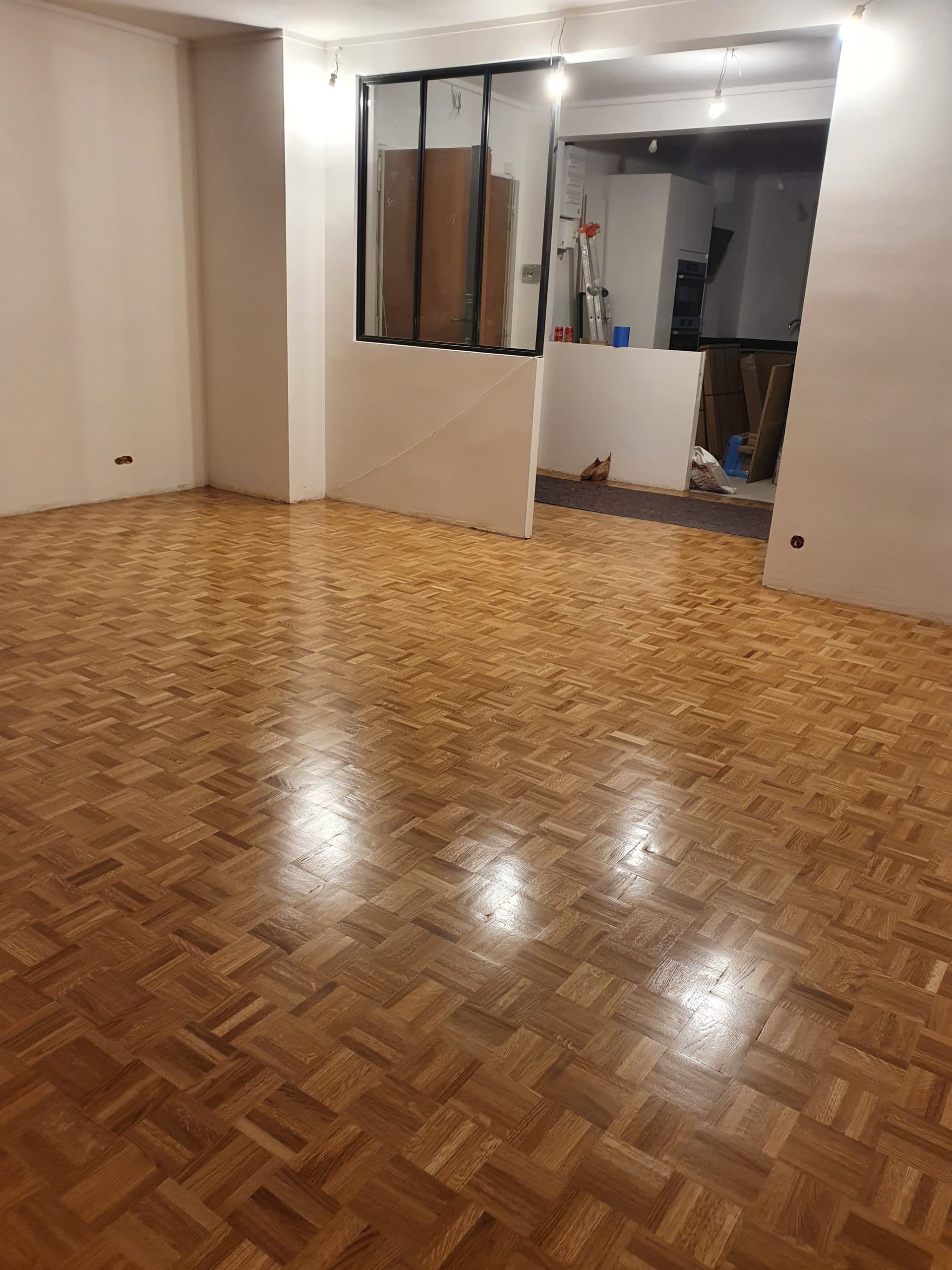 Rénovation de parquet et pose de verrière. — Boulogne-Billancourt (92)